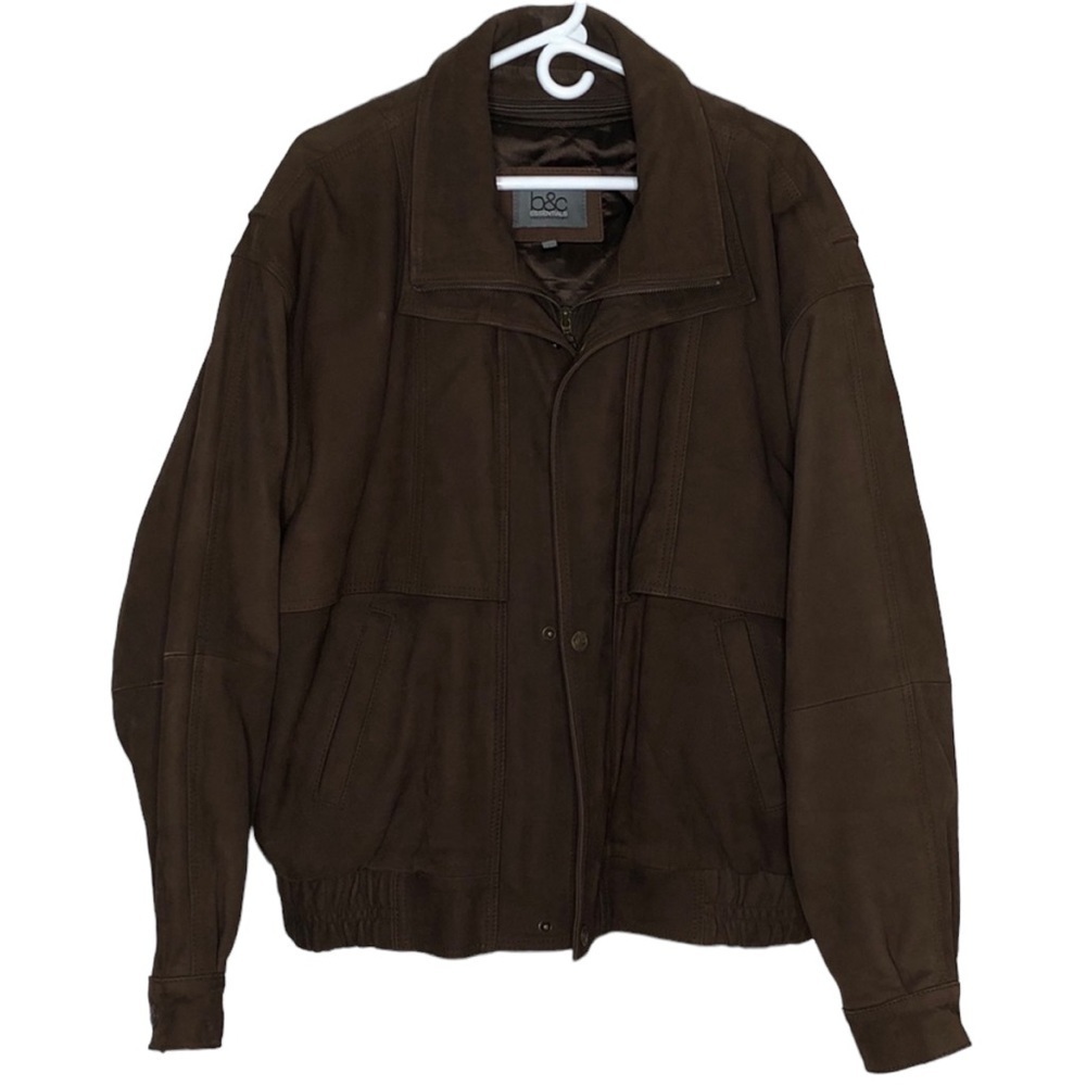 Bod & Christensen Brown Leather Coat, size 44